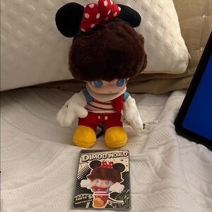 PopMart DIMOO WORLD × DISNEY Series-Vinyl Plush (Minnie)